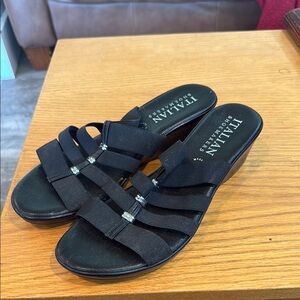 Italian Shoemakers Black Women's Sandals
